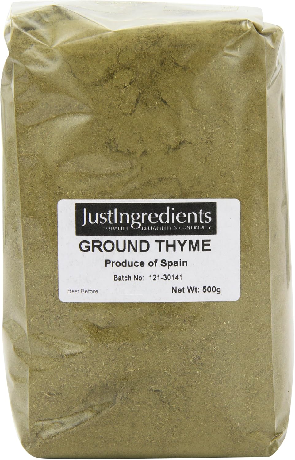 JustIngredients Thyme Ground Loose 500 g (Pack of 2)