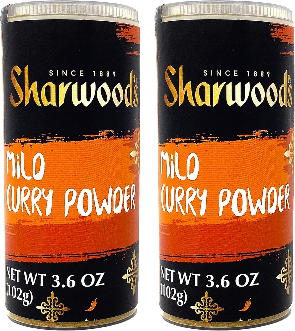 Sharwood's Mild Curry Powder, 3.6 oz (102g), Pack of 2