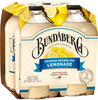 Bundaberg Sparkling Fruit Drink, Lemonade 12.7 Fl Oz Bottles (Pack of 4)