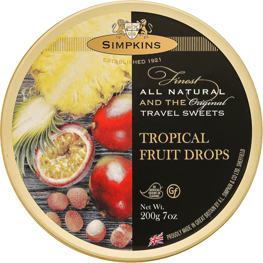Simpkins Tropical Fruit Drops 200g