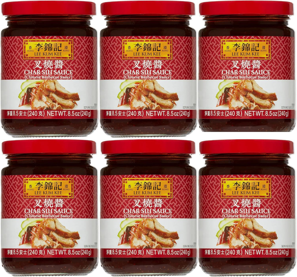 LKK Chinese Barbecue Sauce (Char Siu Sauce), 8.5 oz | Sweet & Savory Cantonese-Style BBQ Sauce for Pork, Chicken & Ribs [Pack of 6]