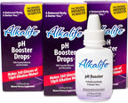 Alkalife pH Booster Drops, 3 Pack, Turn Any Drinking Water Into pH 10 Alkaline Water, 360 Servings Per Bottle, The Original Patented Formula, Electrolytes & Minerals