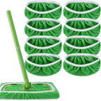 4 PCS Mop Slippers for Floor Cleaning, Microfiber Cleaning House Mop Slippers, Adjustable Size, Reusable Shoe Covers for Floor Cleaning