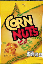 CORN NUTS Chile Picante con Limon Flavored Corn Kernels, Crunchy Corn Snack, Snack Box, Variety Packs Food for Adults, 4oz. (Pack of 12)