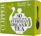 Clipper Tea, Organic Fairtrade Everyday, Organic, USDA Non-GMO, Fair Trade, Sustainable Caffeinated Tea, 1 Pack, 80 Unbleached Tea Bags
