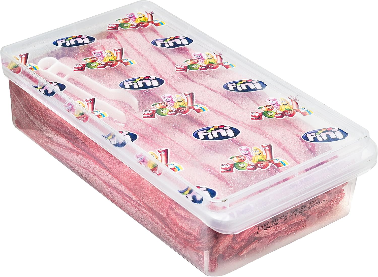 Strawberry Sour Belts 3.5 Pound Box - 200 Pieces