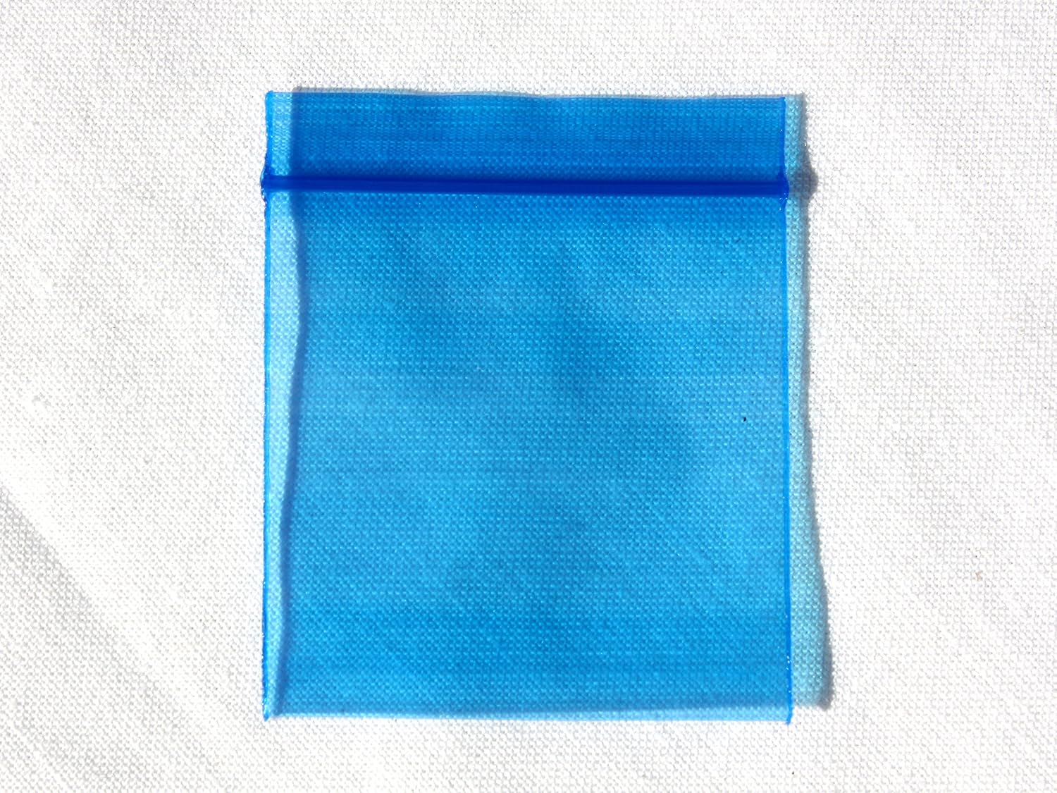 200 Bags 2020 2" x 2" BLUE MINI PLASTIC RECLOSABLE ZIP BAGS