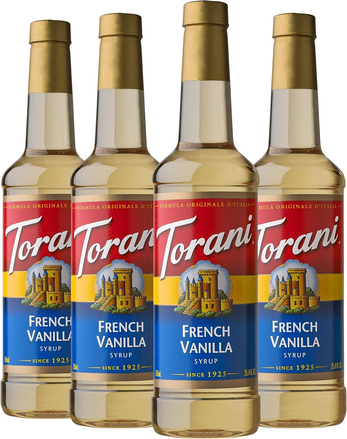 Torani Syrup, French Vanilla, 25.4 Ounces (Pack of 4)