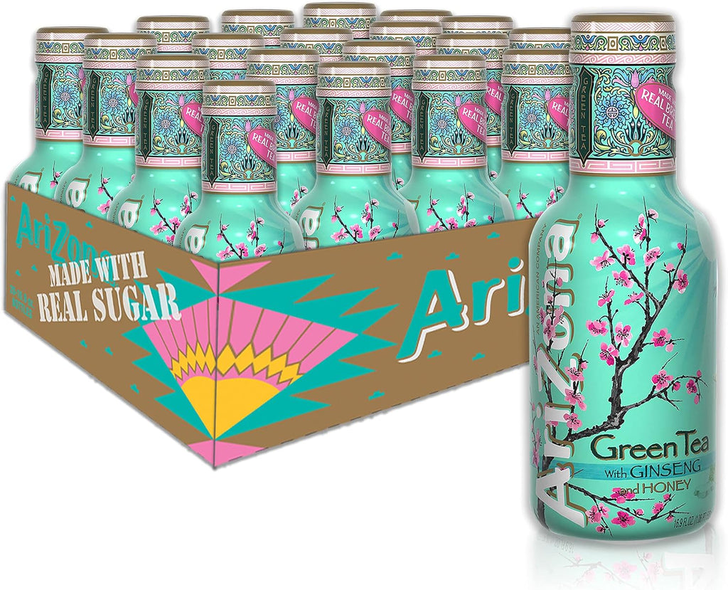 AriZona Green Tea, 16.9 Fl Oz (Pack Of 20)