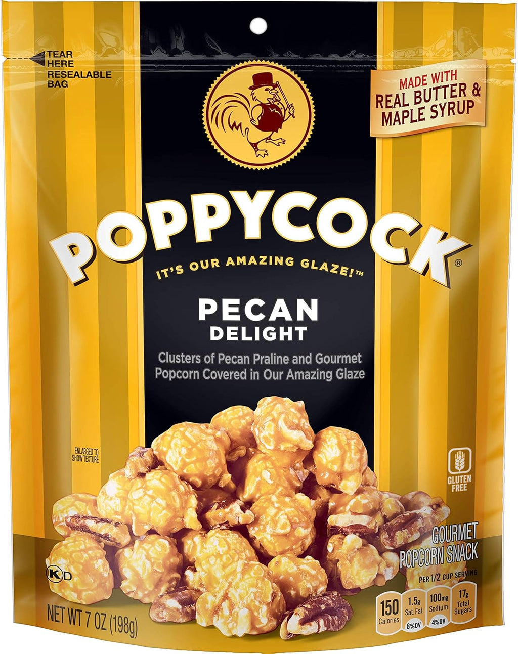 Orville Redenbacher's POPPYCOCK Pecan Delight Gourmet Popcorn, 7 oz Bag