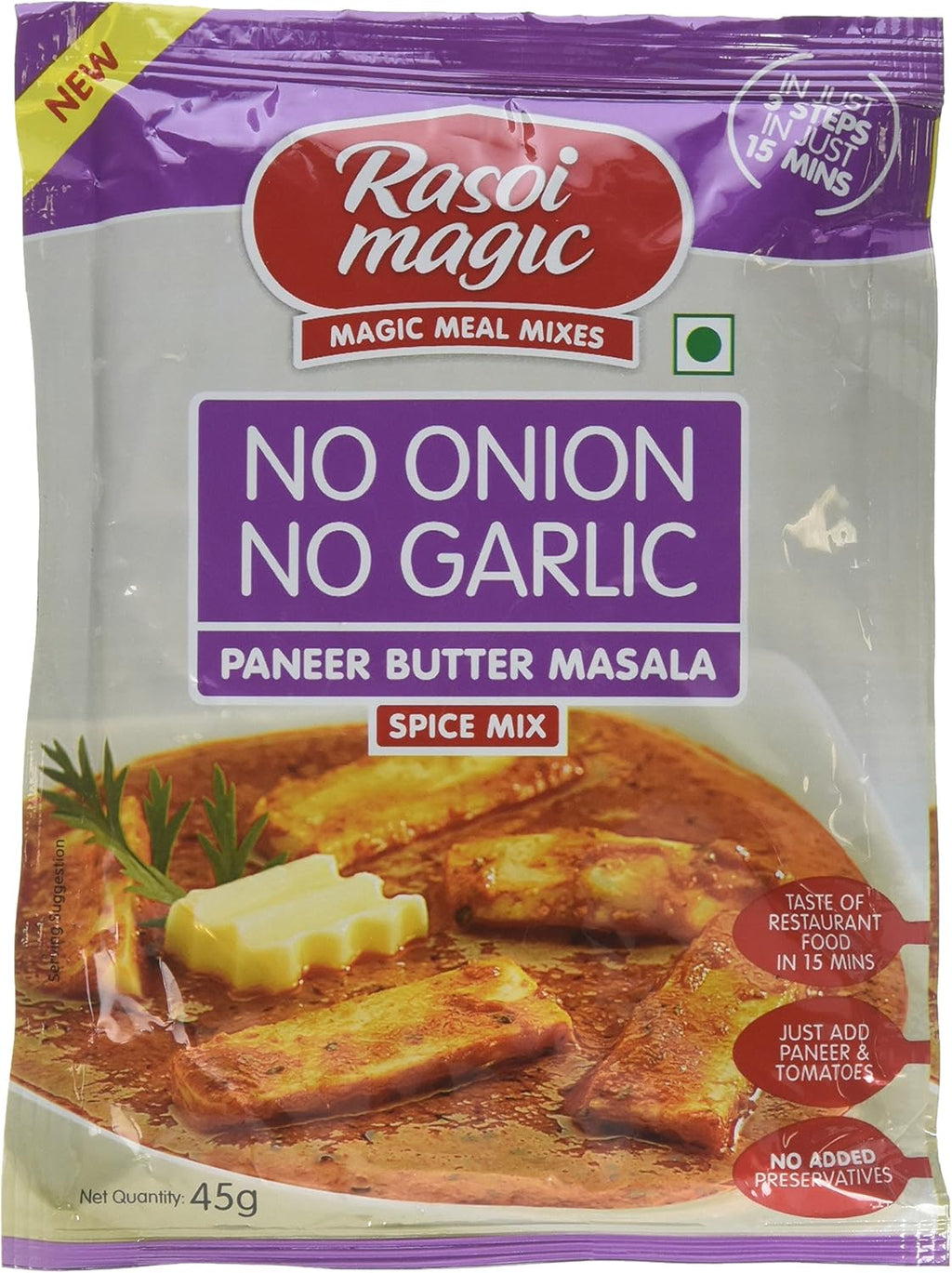 Rasoi Magic, Paneer Butter Masala Spice Mix, 45 Grams(gm)