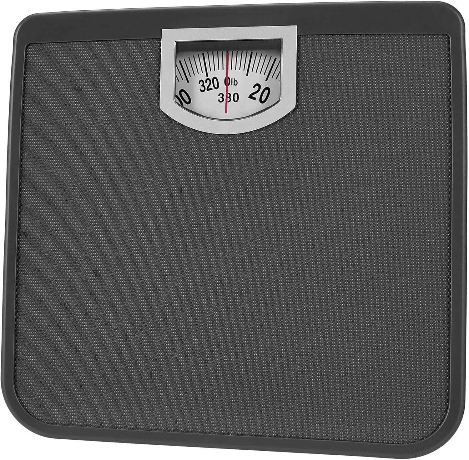 Compact Dial Bathroom Scale, 330 lb Capacity, Sturdy Metal Platform | Accurate Analog Body Weight Scale