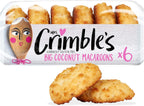 Mrs Crimbles 6 Large Coconut Macaroons (Pack Of 6, Total 36 Slices)