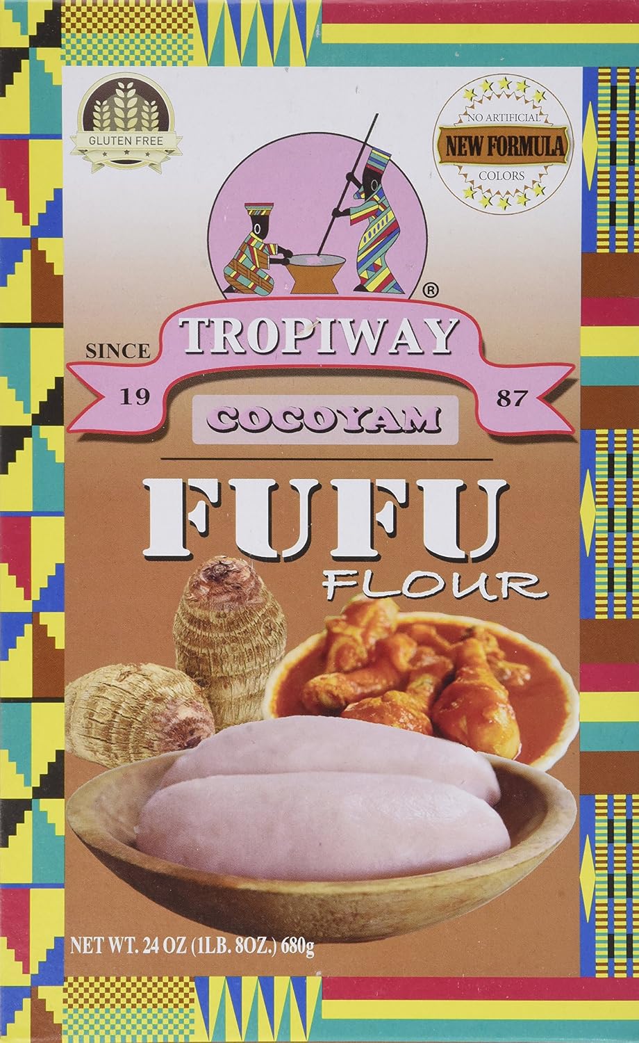 Tropiway Cocoyam FuFu Flr 24oz X 2pk