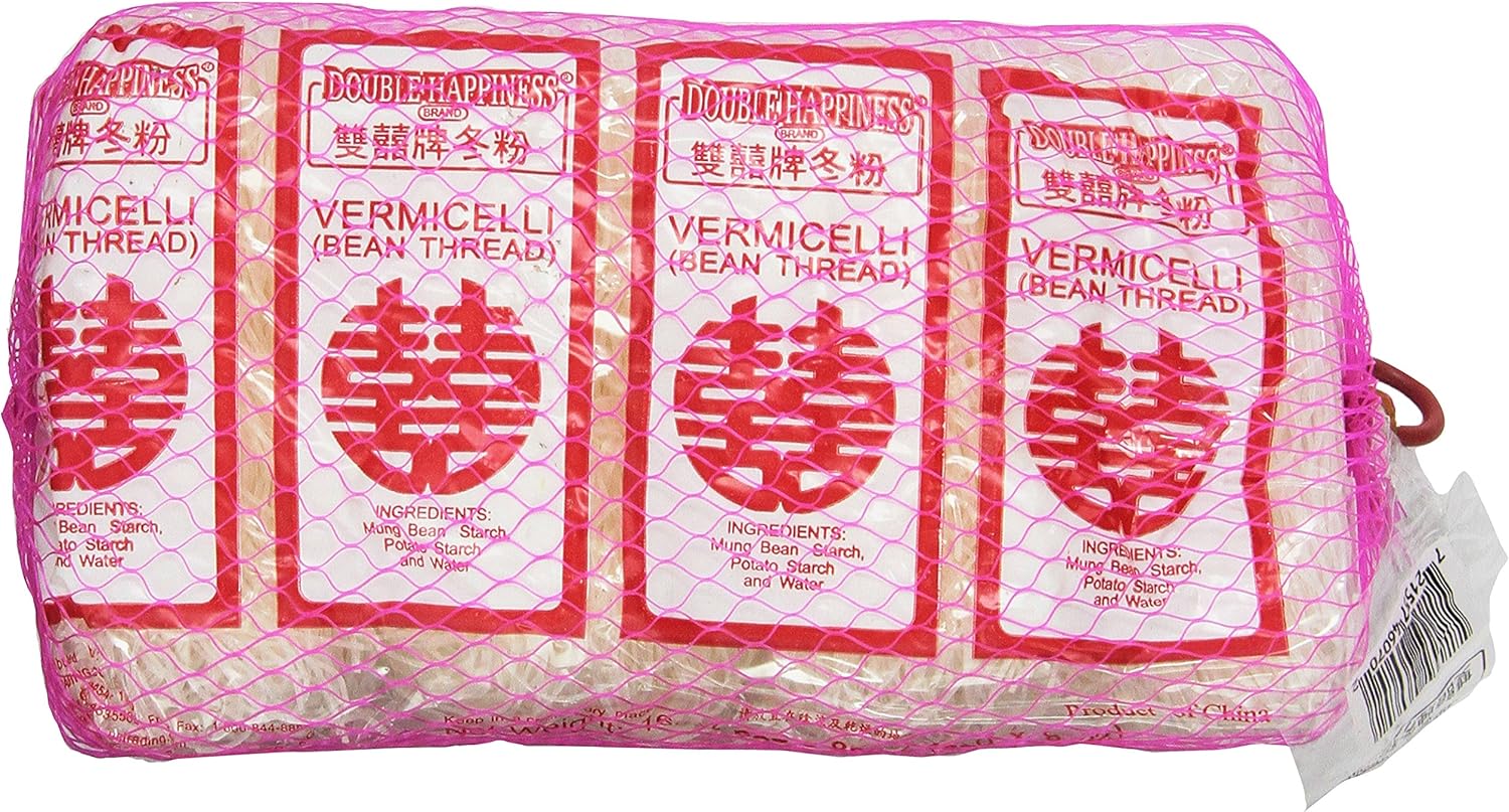 Double Happiness Vermicelli Bean Threads in Net, 16-Ounce (Pack of 5)