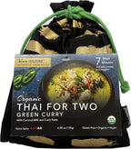 Verve Culture Thai for Two - Thai Green Curry Meal Kit - USDA Organic, Vegan, Gluten-Free - Made in Thailand