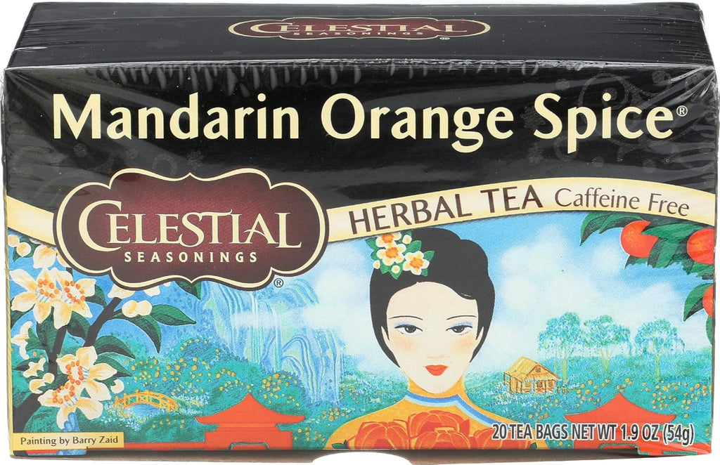 Celestial Seasonings Herbal Tea, Mandarin Orange Spice®, Caffeine Free, 20 Tea Bags, 1.9 oz (55 g)
