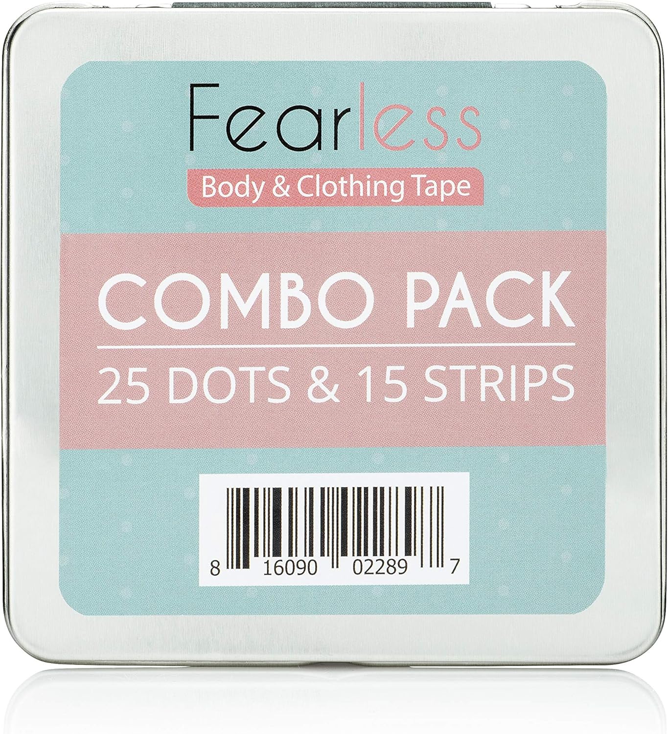 Fearless Tape Combo Pack - Fashion Tape Strips & Dots | Double Sided Body Tape Kit | Clothing Adhesive Variety Pack Strips + Dots for All Outfits