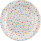 Neviti 678245 Carnival-Plates-Stars Multicolour, Multi-Colour