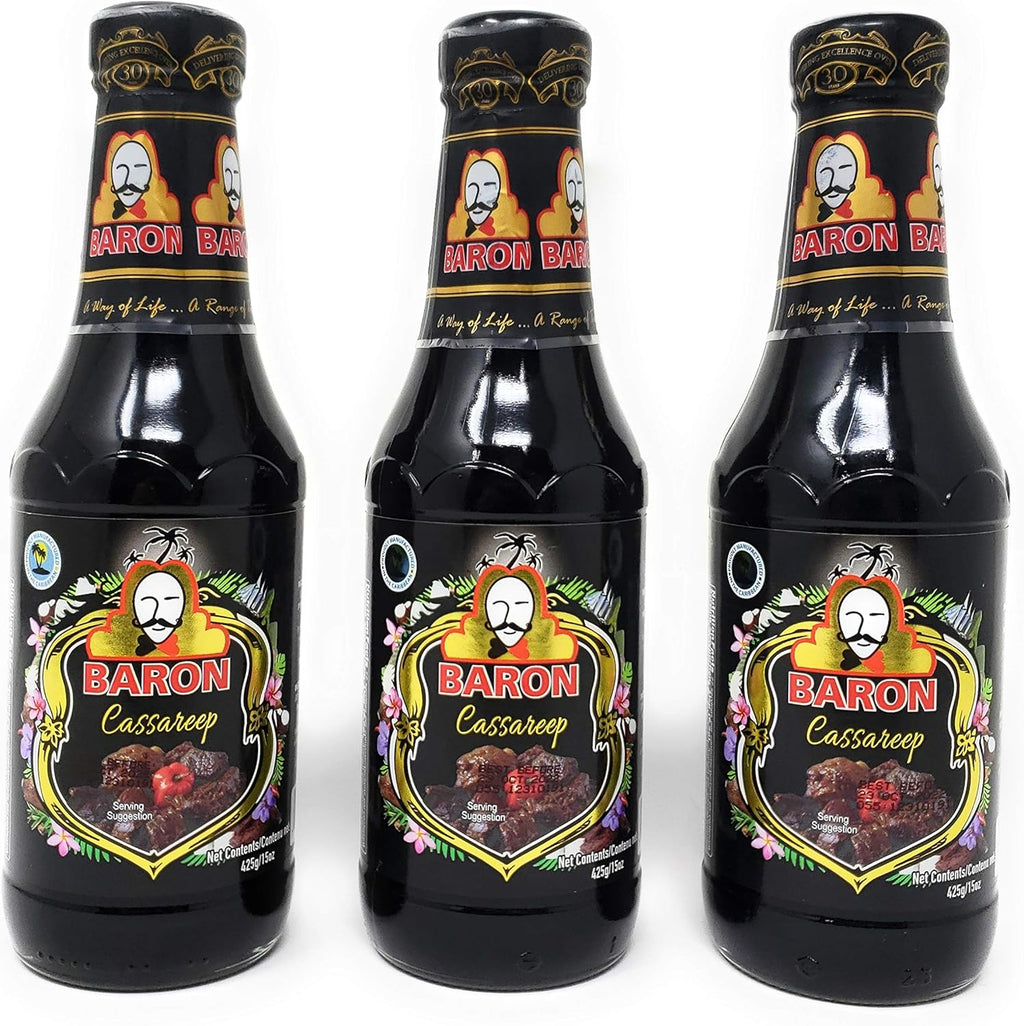Baron Cassareep Seasoning (3 Pack, Total of 45oz)