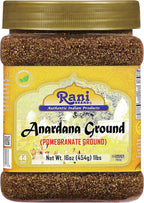 Rani Anardana (Pomegranate) Ground, Indian Spice 16oz (1lb) 454g PET Jar ~ All Natural | No Color | Gluten Friendly | Vegan | NON-GMO | Kosher | No Salt or fillers | Indian Origin