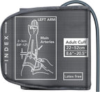 Replacement Extra Large Cuff for Omron BP Monitors 22-52CM Big Arm - Adjustable XL Blood Pressure Cuff, Includes 6 Universal Interface, Blood Pressure Monitors Large Cuff Compatible
