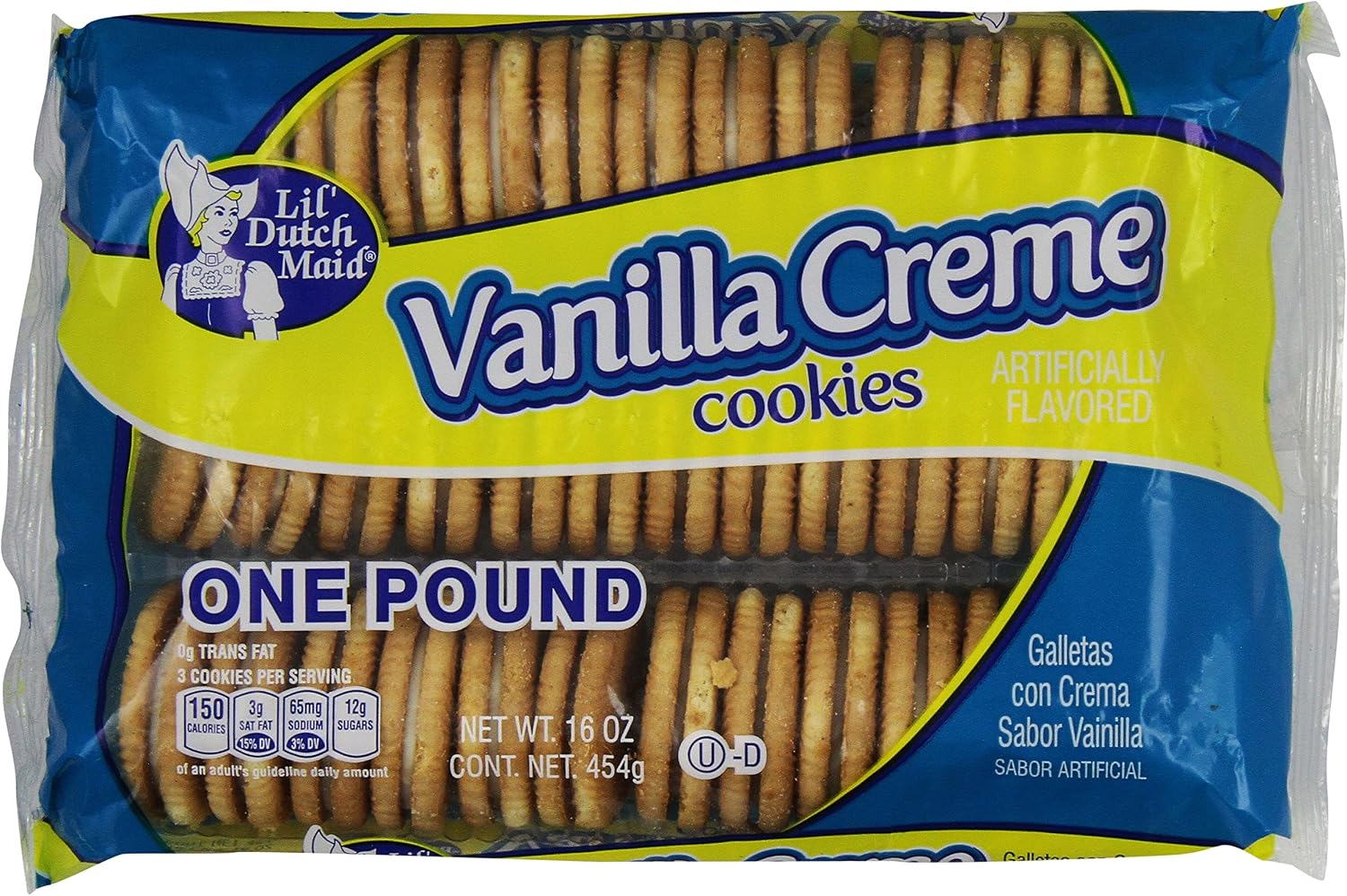 Little Dutch Maid Vanilla Crème Cookies, 16 Ounce