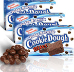 Cookie Dough Bites Fudge Brownie Flavored Candy| 3.1 oz (Pack of 3) | The Original Edible Cookie Dough | Movie Theater Candy