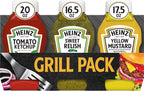 Heinz Tomato Ketchup, Sweet Relish & Yellow Mustard Grill Pack, 3 ct Pack