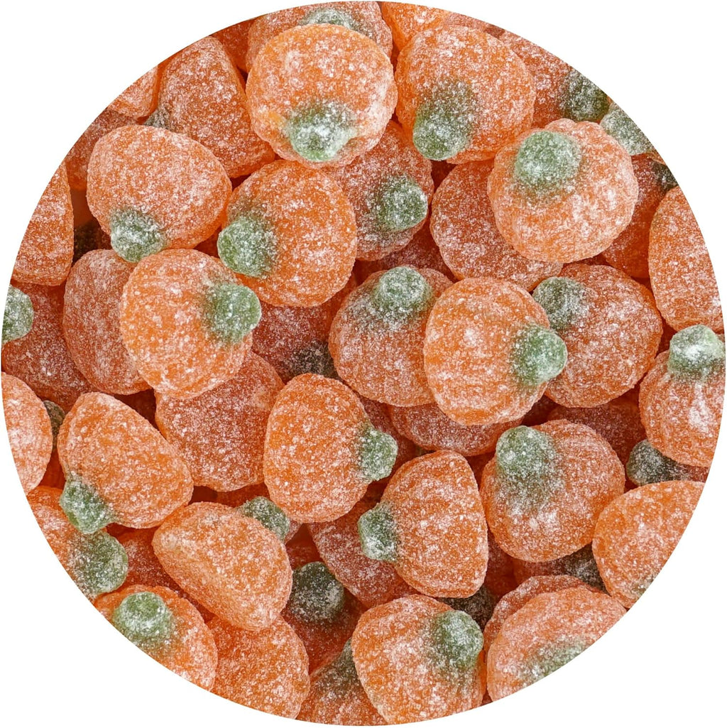 Fancy Jelly Pumpkins, 2 Pound Bulk Bag, Firm Candy, Halloween Gummies, Fall Gummy Canfy