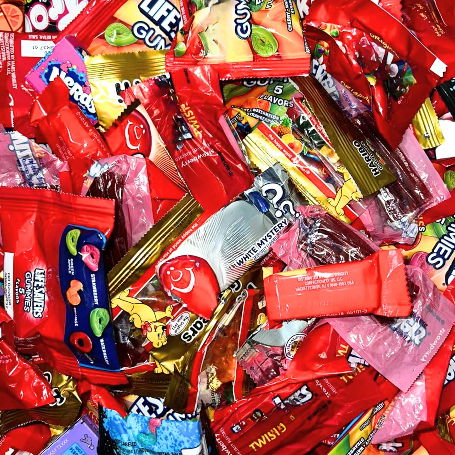 Assorted Candy Mix – 2 lbs, Individually Wrapped Mini Candies – Fruity, Chewy, Sour & Sweet – Bulk Candy for Parties, Halloween, Piñata, Goodie Bags, Easter & Events
