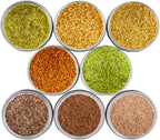 Loose Leaf Herbal Tea Set – 8 Premium Herbs - Up to 450 Cups - Ginger, Turmeric, Lemongrass, Moringa, Cinnamon, Orange Peel, Milk Thistle, Ashwagandha | Wellness Gift by Yogi's Gift®