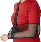 MEDca Mesh Arm Shoulder Sling - Shoulder Immobilizer for Shower - Adjustable Arm Brace Support for Rotator Cuff, Elbow and Other Injury Right/Left & Splint Elevation Support for Men and Women