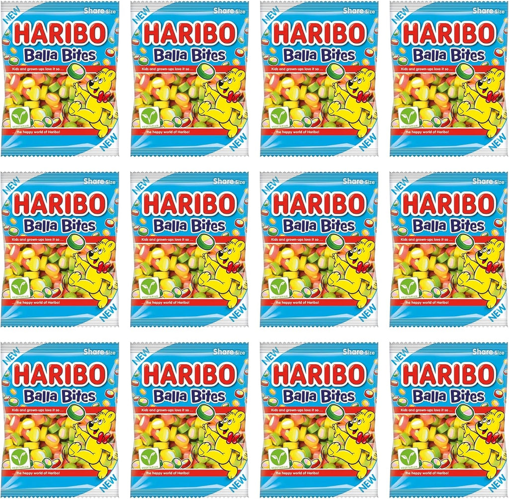 HARIBO Balla Bites 140g (Pack of 12)