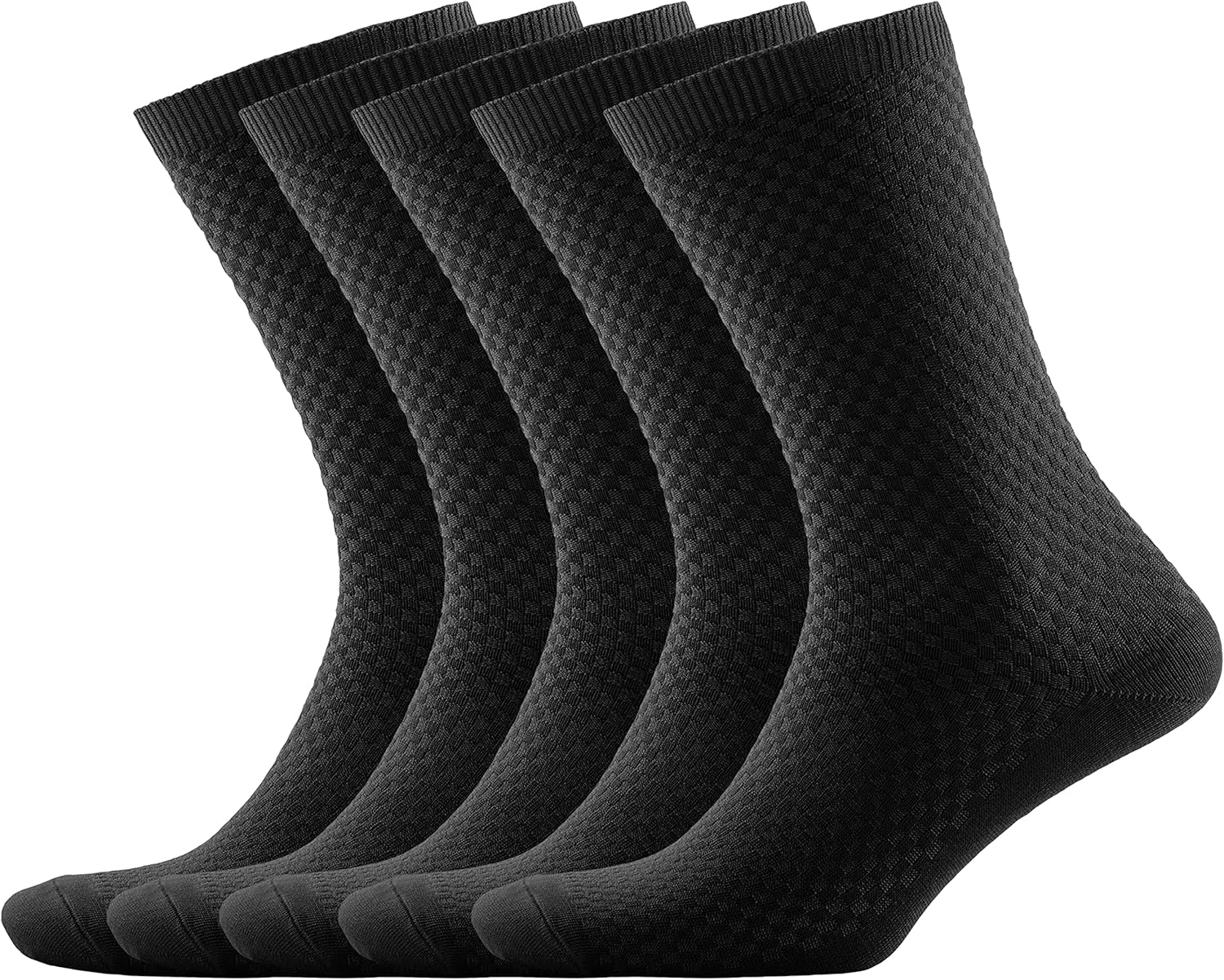 NUDUS UNDERWEAR Men’s Bamboo Rayon Socks 5-Pair Gift Box, Premium Quality
