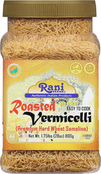 Rani Roasted Vermicelli (Roasted Wheat Noodles) 28oz (1.75lbs) 800g PET Jar ~ All Natural | Vegan | NON-GMO | Indian Origin