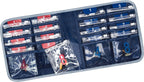 Lewis N. Clark Travel Pill Organizer, for Vitamins, Medication, Prescriptions, Or Medicine Storage, 16 Slot Pouch, Navy