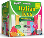 Wyler's Authentic Italian Ice, Fat Free Freezer Bars, Assorted Flavors (96ct - 2oz bars)