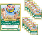 Earth's Best Organic Baby Food, Organic Whole Grain Oatmeal Baby Cereal, Non-GMO, Easily Digestible and Iron Fortified Baby Food, 8 oz Box (Pack of 12)