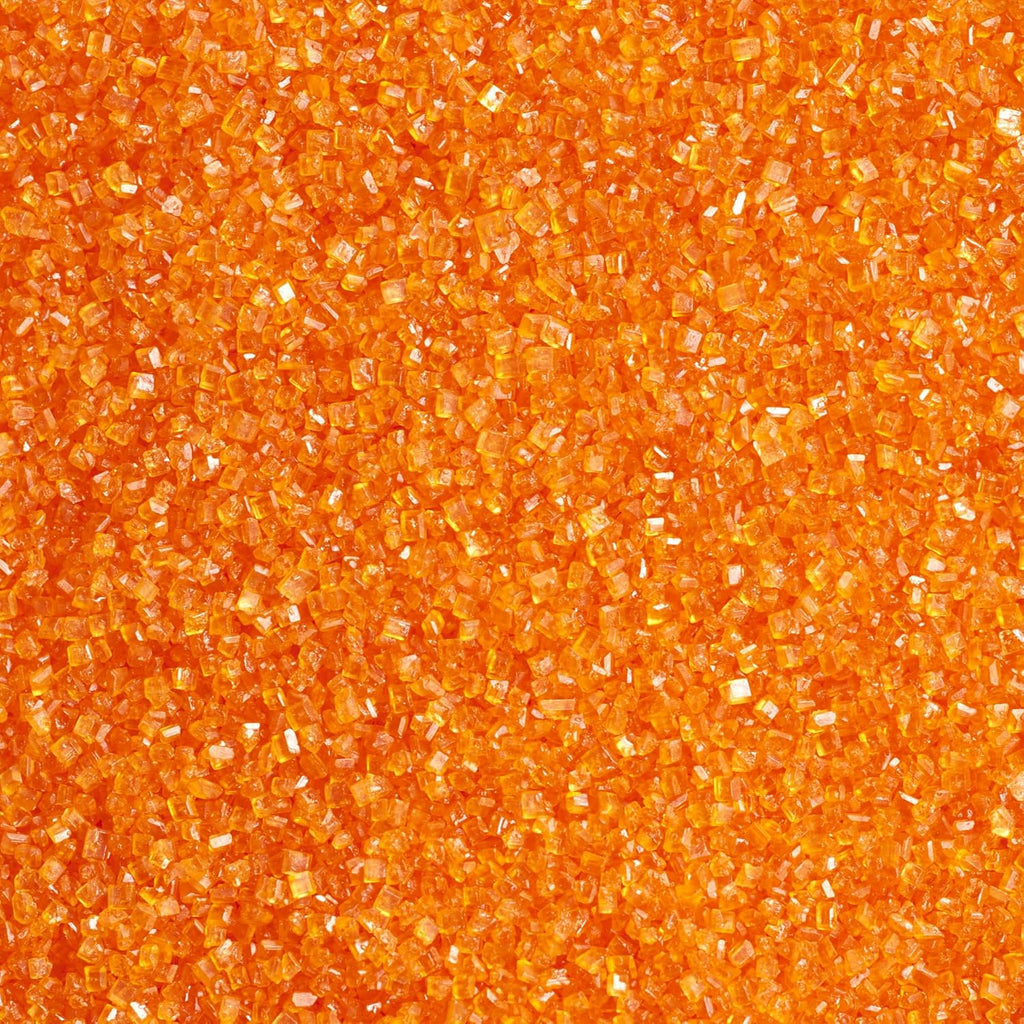 DecoPac Sanding Sugar | Orange Edible Sugar Sprinkles | 33oz | Edible Sanding Sugar in Handheld Container | Made In USA | Sugar Sprinkle Mix For Cakes, Cupcakes, Cookies, Extra Large Pack | 33 Ounce - Orange