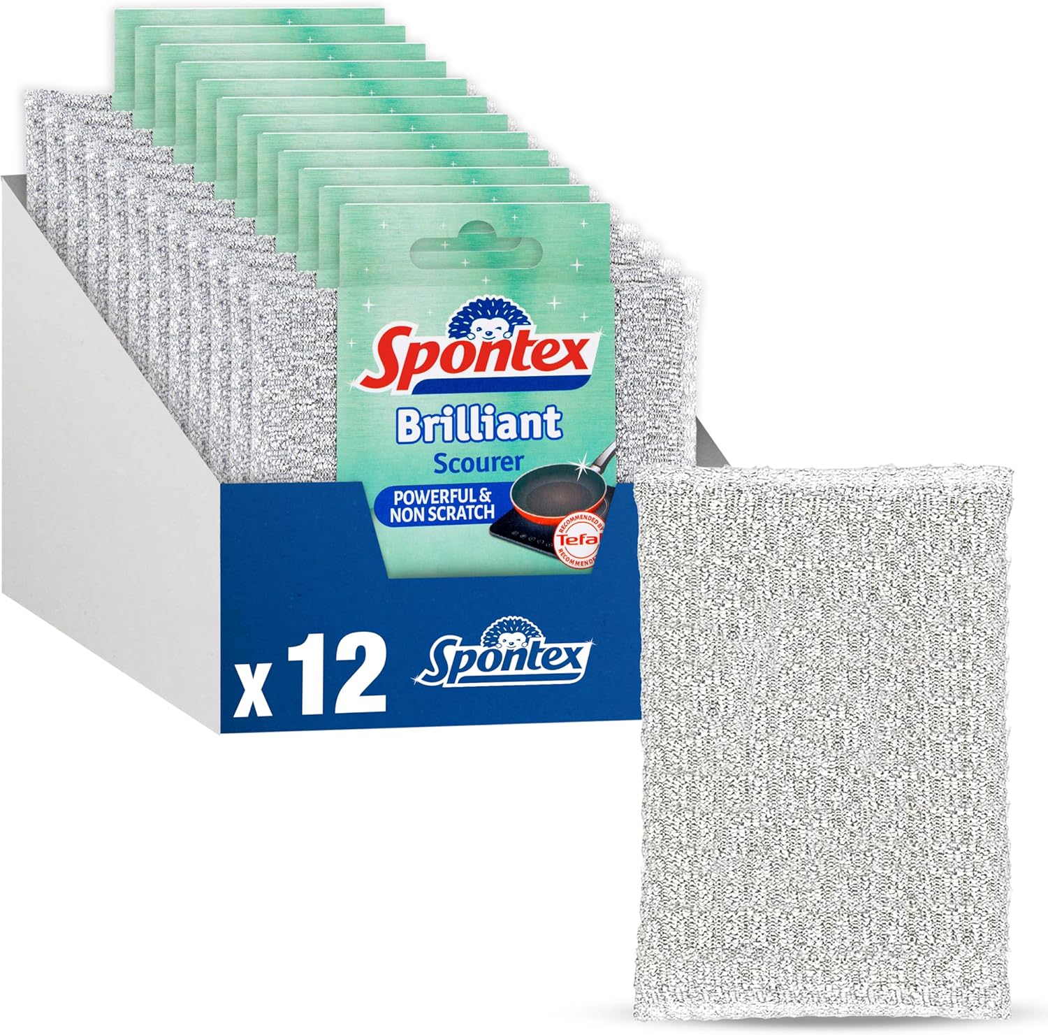 Spontex Brilliant Scourer, 13 x 8.5 cm