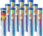 German Calcium + VIT. D - 240 Vegetarian Drink Effervescent Tablets - Orange-Grapefruit Flavor - Made in Germany