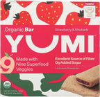 Yumi, Bars Toddler Strawberry Rhubarb Organic, 3.7 Ounce