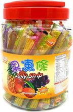 Jin Jin Fruit Jelly Filled Strip Straws Candy - Many Flavors! (35.26 oz)