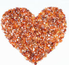 Crocon 1 LB Crushed Carnelian Chips Bulk Stones 2000+ Carats Natural Quartz Pieces Irregular Shape Gemstones for House Warming Gifts New Home and Chakra healing crystals Home Décor gifts for women