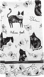 Karma Boho Tea Towels Cat 18" x 22"