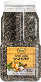 Gel Spice 10 Mesh Butcher Ground Black Pepper 5 Lb | Great For for Barbecue and Grilling Meat Rub