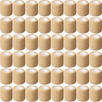 Treela 96 Pack Self Adhesive Bandage Wrap 2 Inch x 5 Yard Self Adherent Cohesive Bandages Elastic Athletic Sports Tape Breathable Wound Tape for Stretch Athletic Wrist Ankle(Nude)