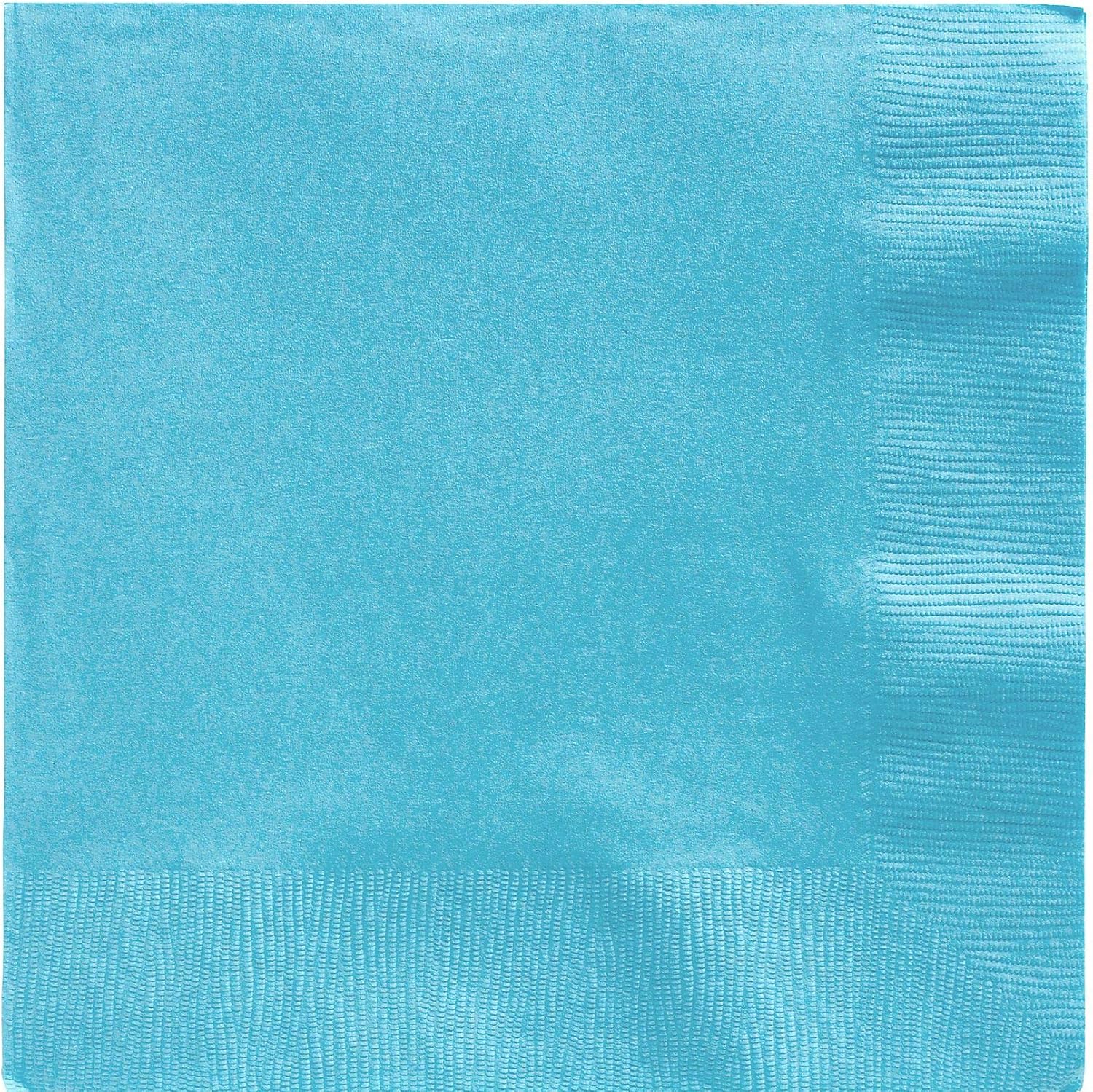 Amscan Big Party Pack Luncheon Paper Napkins - 100 Ct., 6.5" x 6.5", Caribbean