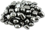 1lb Bulk Tumbled Hematite Stones from Brazil - Small 1/4"-1/2" Polished Natural Crystals for Reiki Crystal Healing